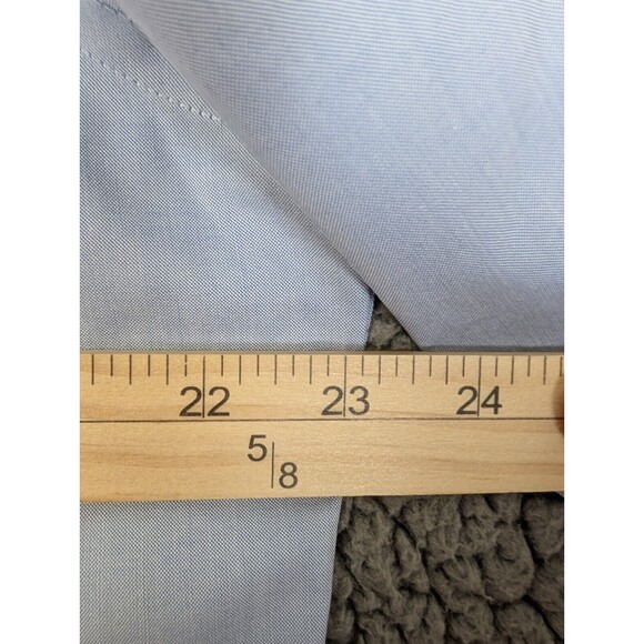 Jos. A. Bank Dress Shirt Men's Blue Long Sleeve Size 16 1/2 - 34 Tailored Fit - Picture 9 of 12